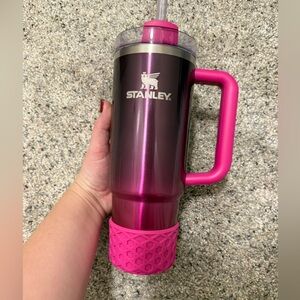 Stanley 30 oz custom dyed tumbler and boot